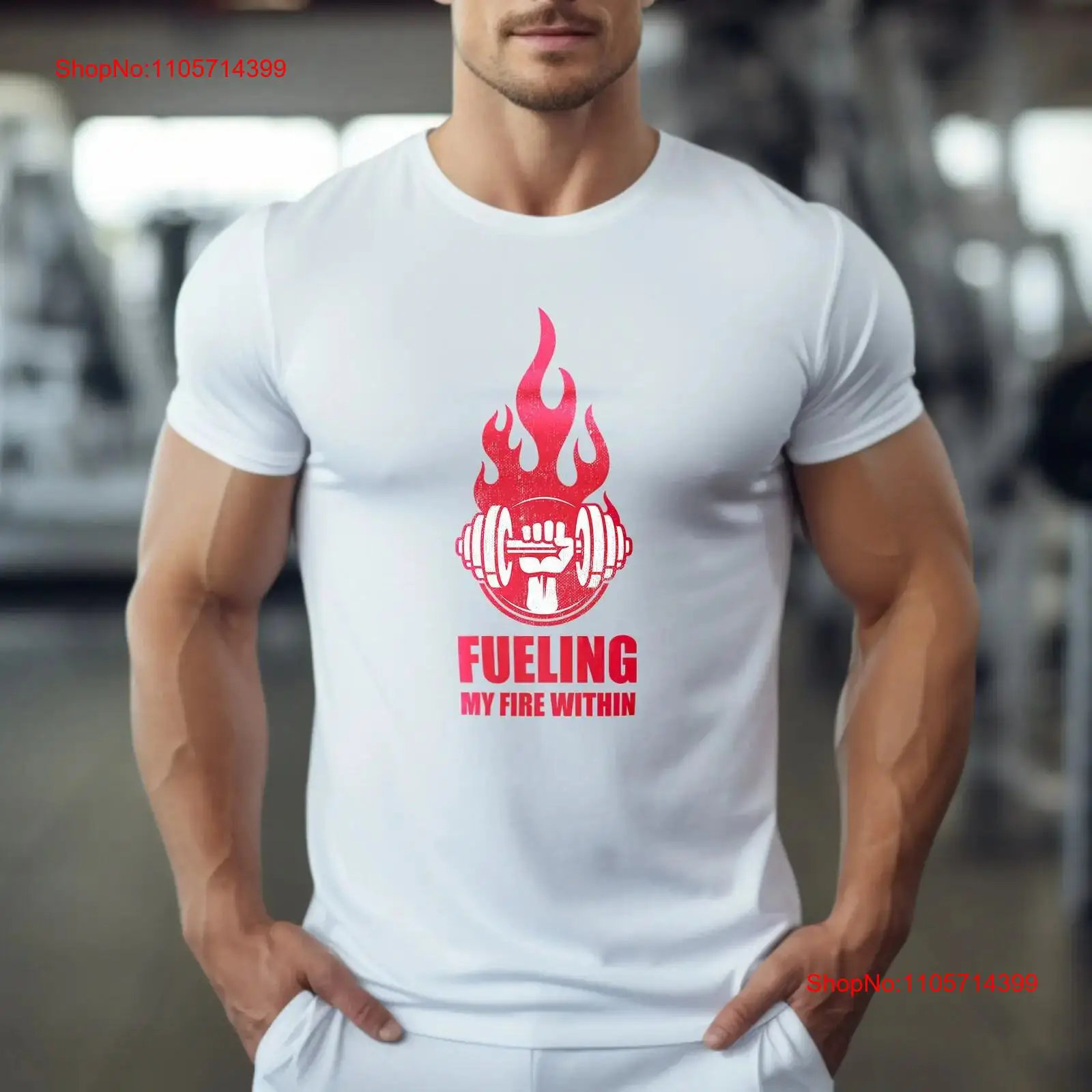 Fuel Fitness & Nutrition Oakbank - Koszulka Motywacyjna na Siłownię - Podpieram