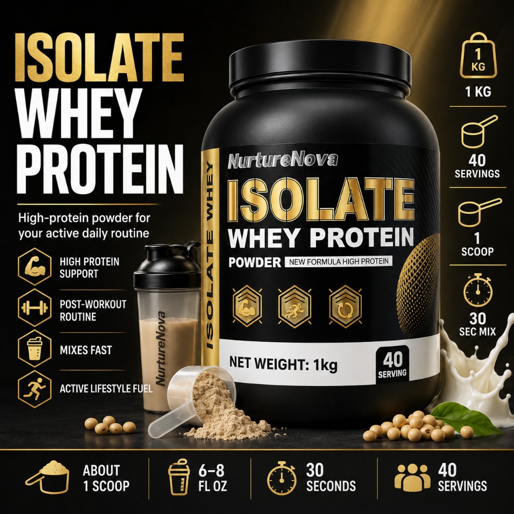 NurtureNova Isolate Whey Prote – Nutrition Workout recenzja i cena
