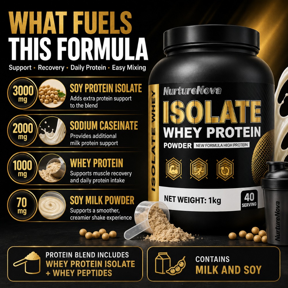 NurtureNova Isolate Whey Prote – Nutrition Workout recenzja i cena
