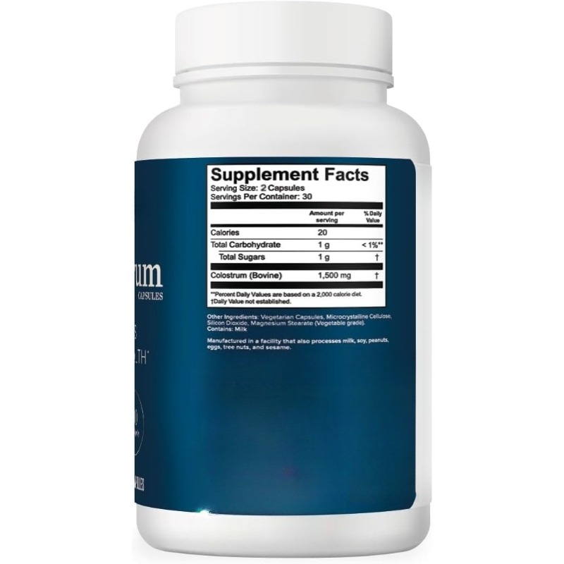 Suplement kolostru - 1500 mg n – Colostrum Bovine Powder recenzja i cena