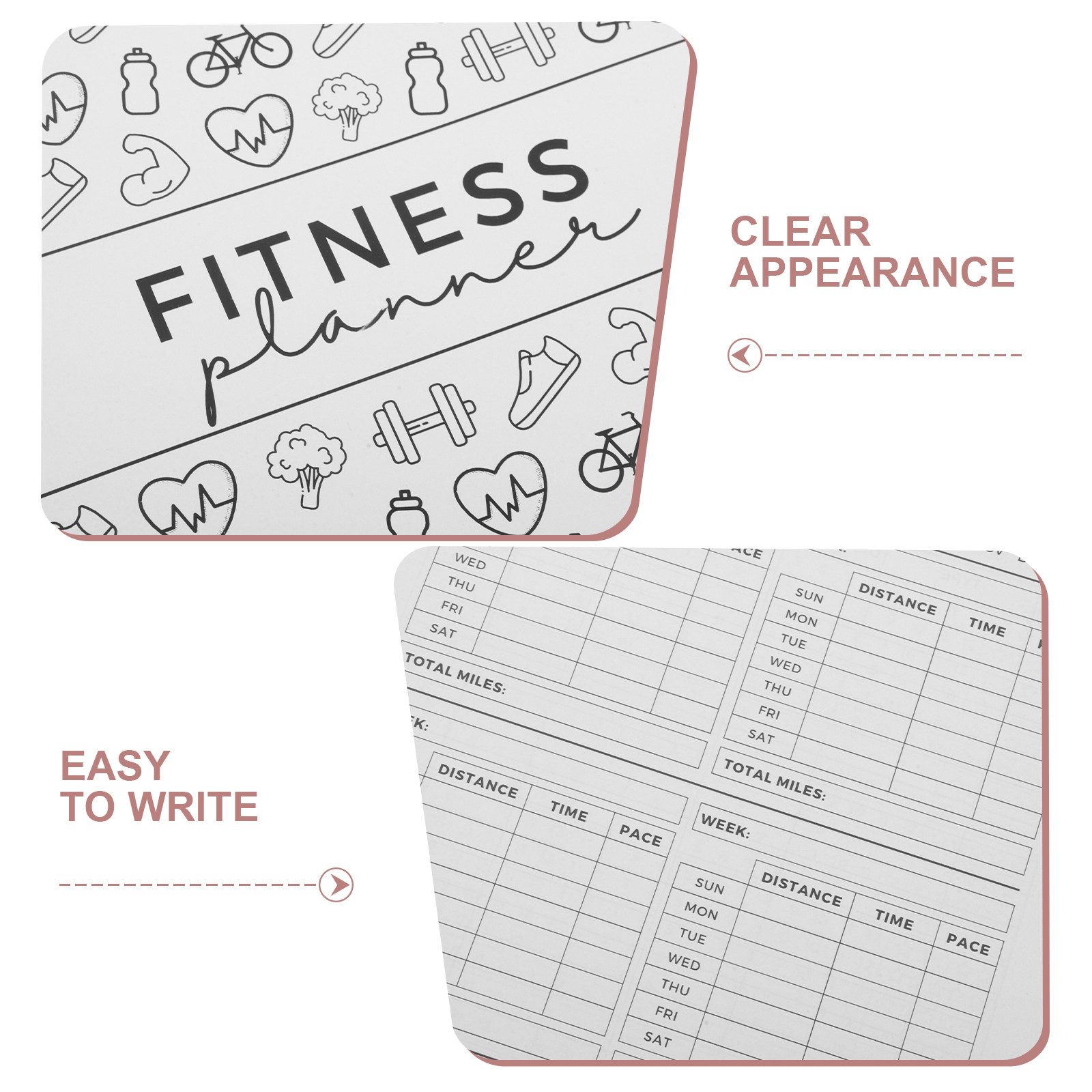 Planer Fitness, Dziennik Ćwicz – Nutrition And Fitness Books recenzja i cena
